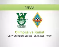 Pronóstico Olimpija Kairat (08 julio 2025)