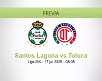 Pronóstico Santos Laguna Toluca (17 julio 2025)
