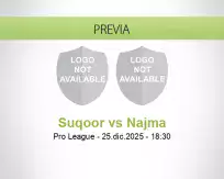 Suqoor vs Najma