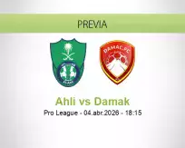Pronóstico Ahli Damak (04 abril 2026)