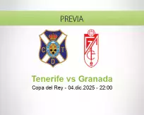 Pronóstico Tenerife Granada (04 diciembre 2025)