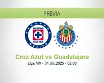 Cruz Azul vs Guadalajara