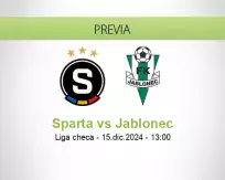 Pronóstico Sparta Jablonec (15 diciembre 2024)