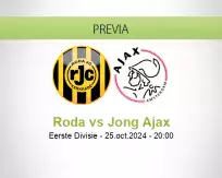 Pronóstico Roda Jong Ajax (25 octubre 2024)