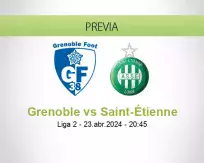 Pronóstico Grenoble Saint-Étienne (23 abril 2024)