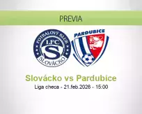 Pronóstico Slovácko Pardubice (21 febrero 2026)