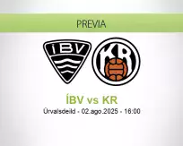 Pronóstico ÍBV KR (02 agosto 2025)