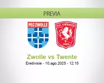 Pronóstico Zwolle Twente (10 agosto 2025)