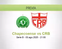 Pronóstico Chapecoense CRB (03 agosto 2025)