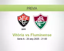 Pronóstico Vitória Fluminense (20 septiembre 2025)