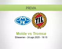 Pronóstico Molde Tromsø (24 agosto 2025)