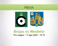 Pronóstico Brujas Westerlo (17 agosto 2025)