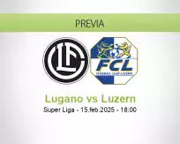 Pronóstico Lugano Luzern (15 febrero 2025)