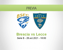Pronóstico Brescia Lecce (28 octubre 2021)