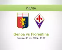 Pronóstico Genoa Fiorentina (09 noviembre 2025)