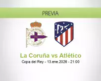 La Coruña vs Atlético