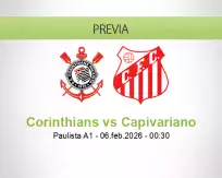 Corinthians vs Capivariano