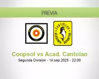 Pronóstico Coopsol Acad. Cantolao (15 septiembre 2025)