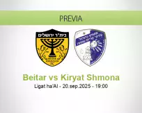 Pronóstico Beitar Kiryat Shmona (20 septiembre 2025)
