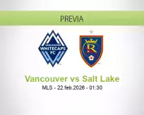 Pronóstico Vancouver Salt Lake (21 febrero 2026)