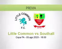 Pronóstico Little Common Southall (03 agosto 2025)