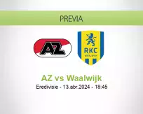 Pronóstico AZ Waalwijk (13 abril 2024)