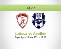 Pronóstico Larissa Apollon (16 enero 2021)