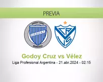 Pronóstico Godoy Cruz Vélez (20 abril 2024)