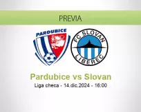 Pronóstico Pardubice Slovan (14 diciembre 2024)