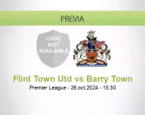 Pronóstico Flint Town Utd Barry Town (26 octubre 2024)