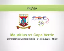 Pronóstico Mauritius Cape Verde (04 septiembre 2025)