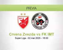 Pronóstico Crvena Zvezda FK IMT (02 marzo 2025)