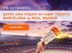Ganhe uma viagem ao clássico Barcelona vs Real Madrid