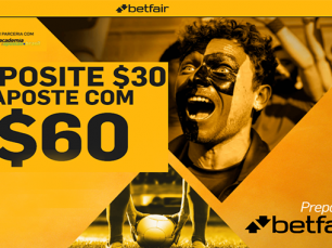 Depósito de $30 e aposta com $60 para novos clientes Betfair