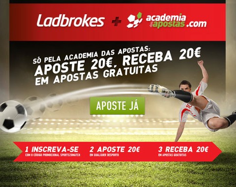 Ladbrokes com bónus de boas vindas para Portugal