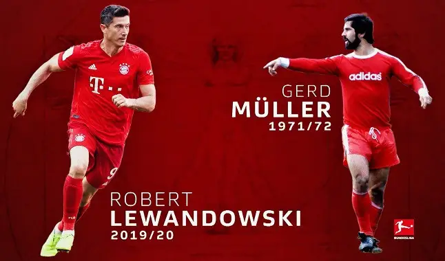 Lewandowski rompe récord histórico que perteneció a Gerd Müller