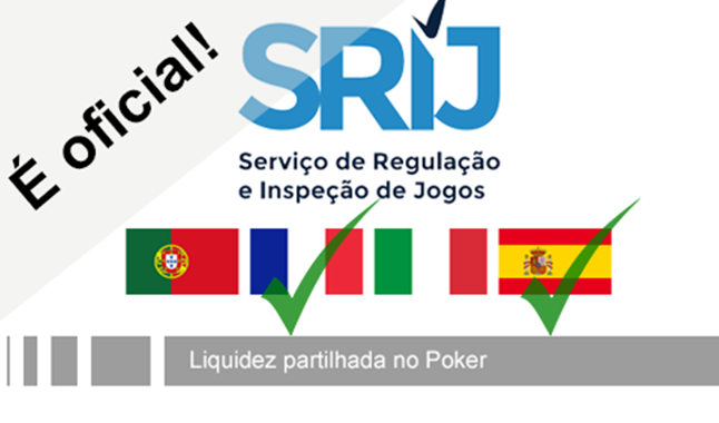 França e Espanha com liquidez partilhada no poker
