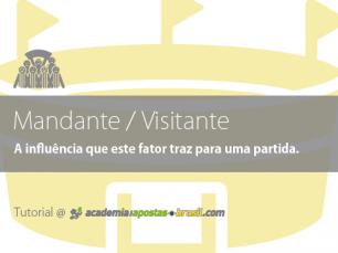 A grande influência que o fator mandante/visitante traz para uma partida!