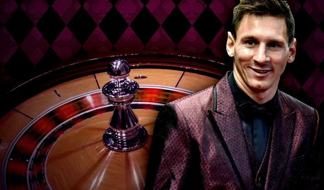 Messi é flagrado em cassino