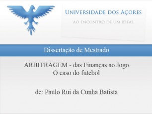 Arbitragem: das finanças ao jogo - Dissertação de Mestrado