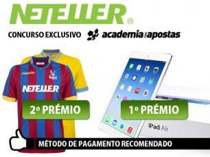Ganha um iPad ou uma camisola oficial Crystal Palace com a Neteller