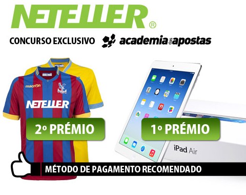 Ganha um iPad ou uma camisola oficial Crystal Palace com a Neteller