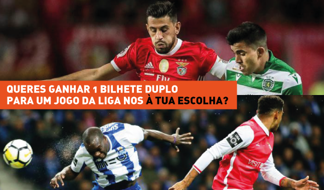 Qual é o jogo da Liga NOS que queres ver? Comenta para ganhar!