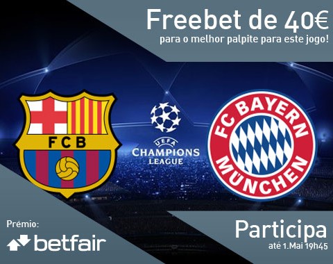 Passatempo: qual o resultado do jogo Barcelona vs Bayern Munique?