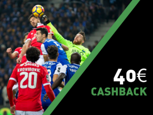 Ganha 40€ no Porto vs Benfica