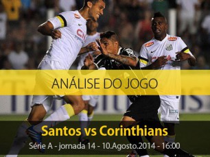 Análise do jogo: Santos X Corinthians (10 Agosto 2014)