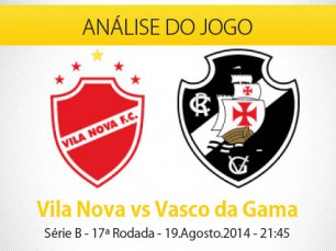 Análise do jogo: Vila Nova X Vasco (19 Agosto 2014)