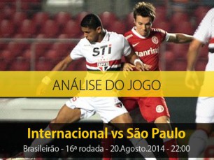 Análise do jogo: Internacional X São Paulo (20 Agosto 2014)