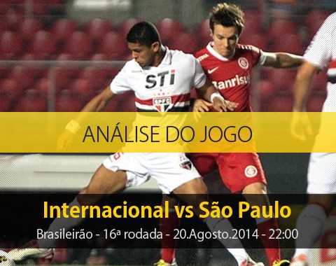 Análise do jogo: Internacional X São Paulo (20 Agosto 2014)