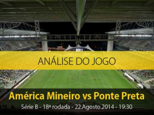 Análise do jogo: América Mineiro X Ponte Preta (22 Agosto 2014)